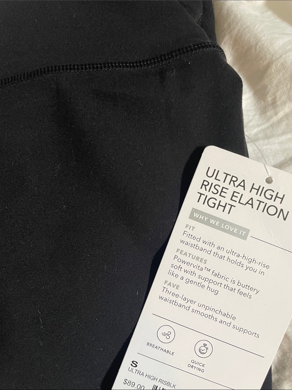 Athleta Black Performance High-Rise Leggings